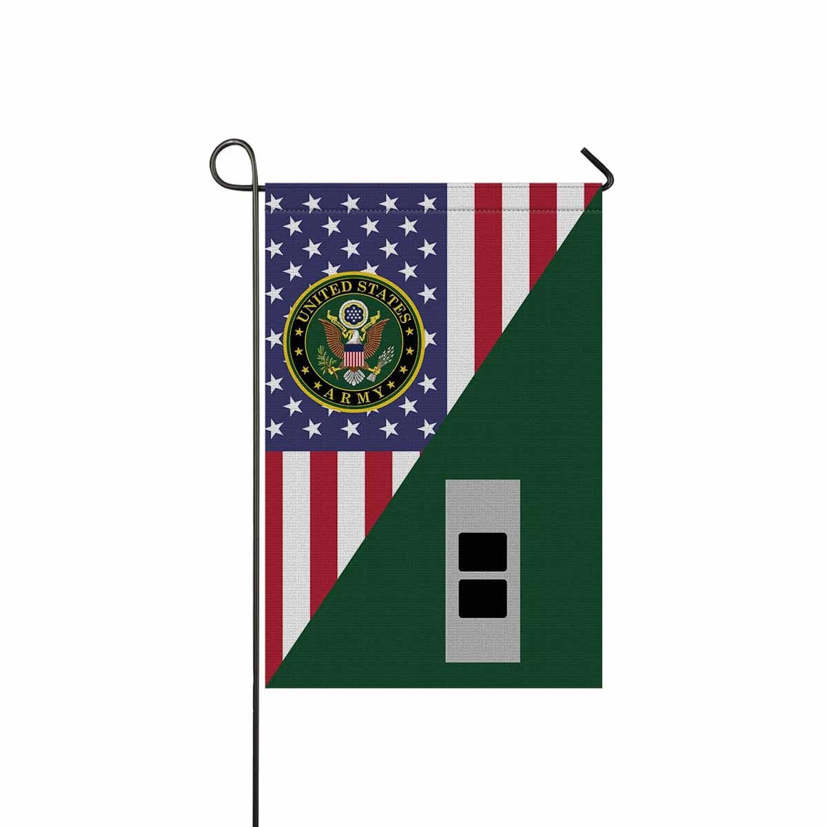 US Army W-2 Chief Warrant Officer 2 W2 CW2 Warrant Officer Garden Flag/Yard Flag 12 Inch x 18 Inch Twin-Side Printing-GDFlag-Army-Ranks-Veterans Nation