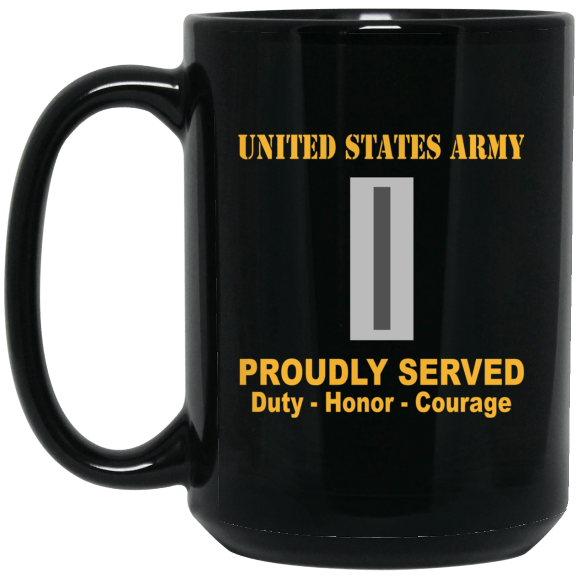 US Army W-5 Chief Warrant Officer 5 W5 CW5 Warrant Officer Ranks Proudly Served Black Mug Black Mug-Mug-Army-Ranks-Veterans Nation